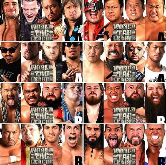 2017 World Tag League official line-up