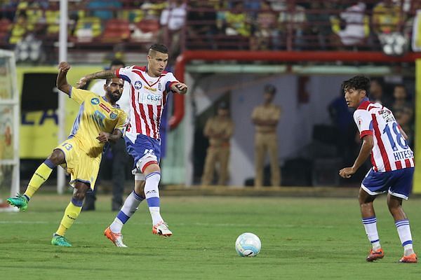 ATK had the attacking impetus, but failed to break the Kerala defence. (Image Credits: ISL)