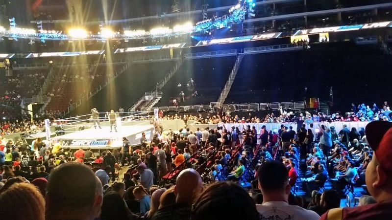 SmackDown low attendance.