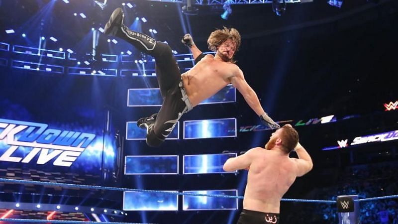 WWE Champion AJ Styles competed in a multi-person matchup after the SmackDown and 205 Live tapings