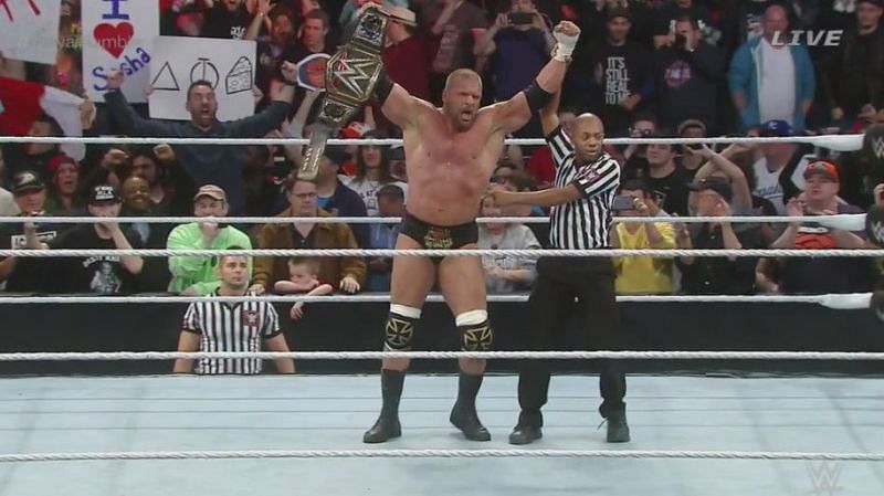 Triple H was cheered heavily in 2016