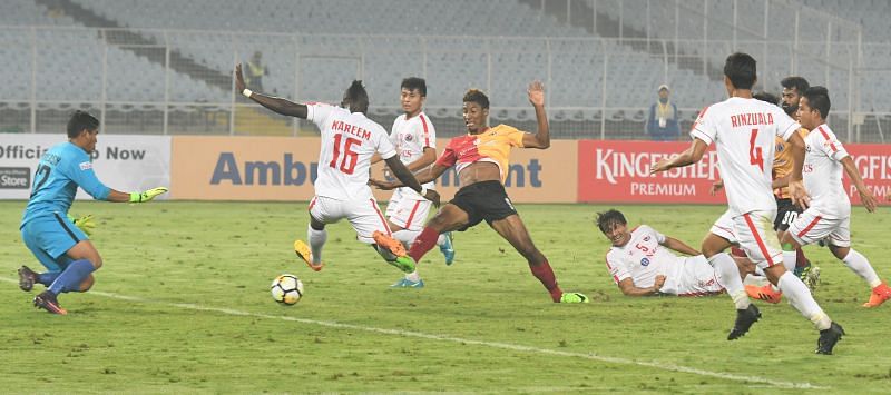 Aizawlput out an all-round display. (Photo: ISL)