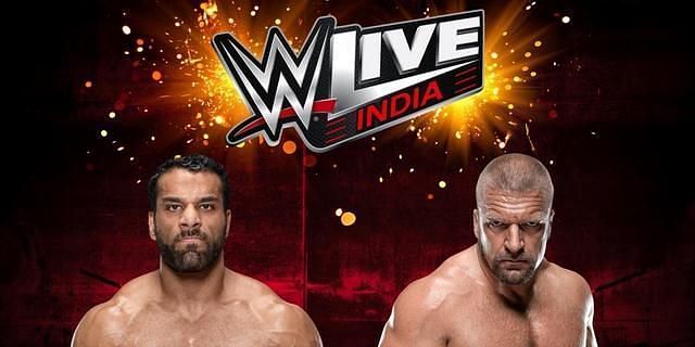 Jinder Mahal will take on Triple H at the Supershow in India.