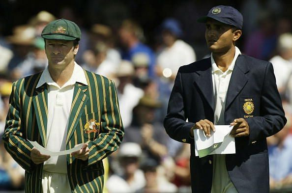 Sourav Ganguly Steve Waugh