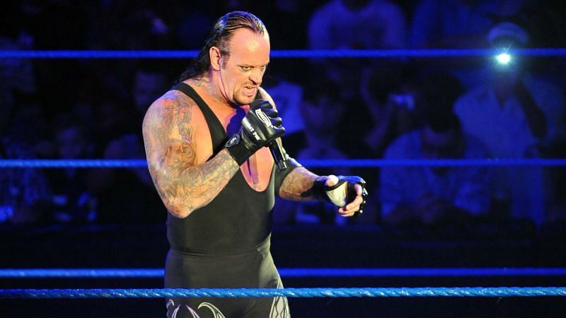 Undertaker on the mic