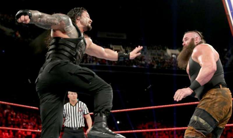 Heel Roman vs Face Strowman. BOOK IT VINCE!