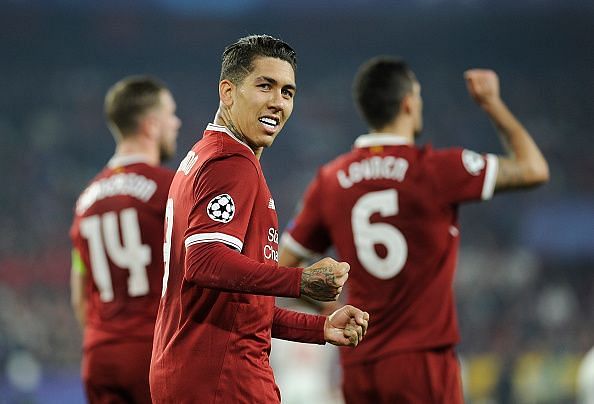 Firmino netted twice against Sevilla 