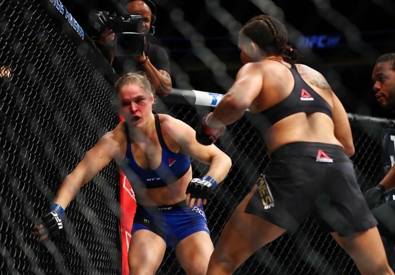 Rousey seen scampering