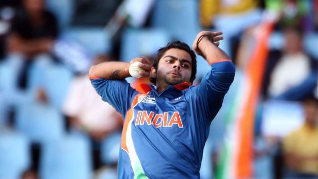 Image result for Virat Kohli bowling action