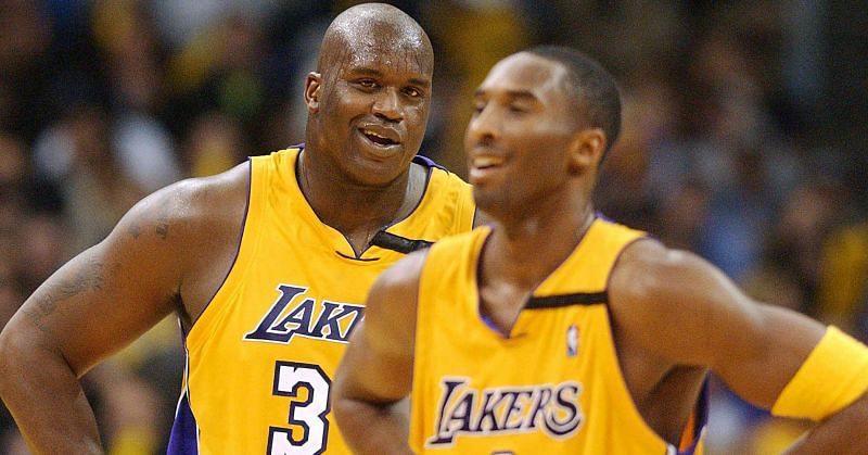 Shaquille O&#039;Neal and Kobe Bryant (Image courtesy: clutchpoints.com)
