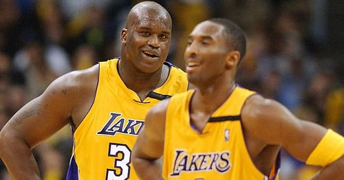 Shaquille O'Neal and Kobe Bryant (Image courtesy: clutchpoints.com)