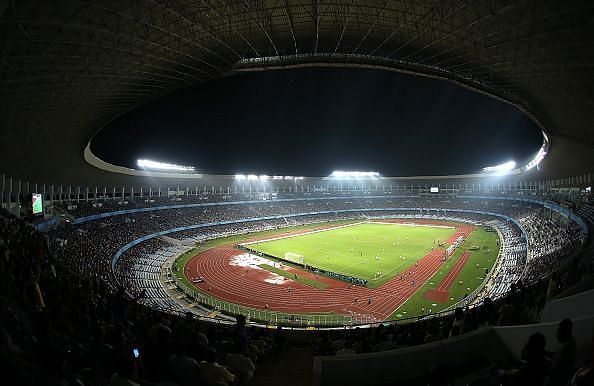 The Salt Lake Stadium in Kolkata