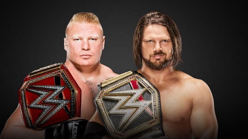 Brock Lesnar vs. AJ Styles is set to take place at the 2017 Survivor Series