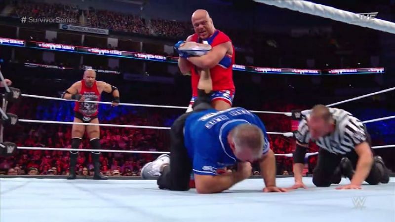 Kurt Angle almost made Shane McMahon tap