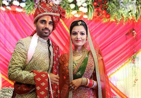 In Pictures: Bhuvneshwar Kumar and Nupur Nagar's marriage