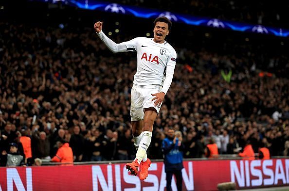 Alli scored a brace to lead Spurs to victory