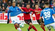 Freiburg (red) were heartened by a gutsy display in a 2-1 win over visitors Mainz