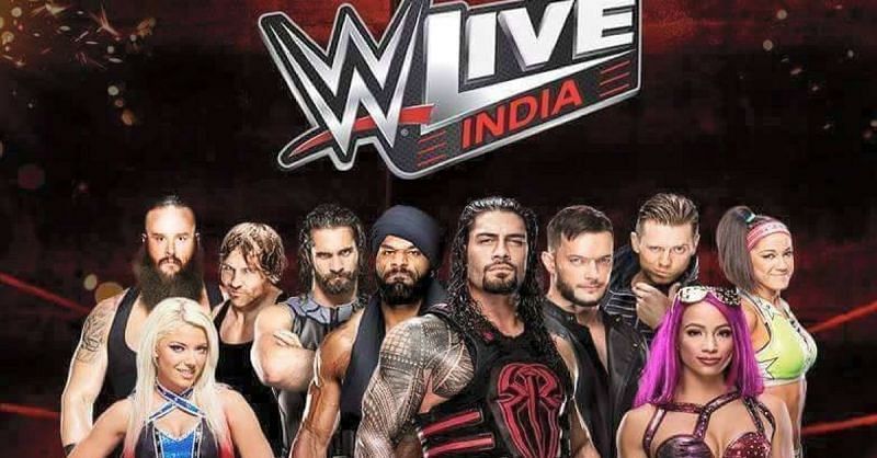 The official WWE Live India poster.