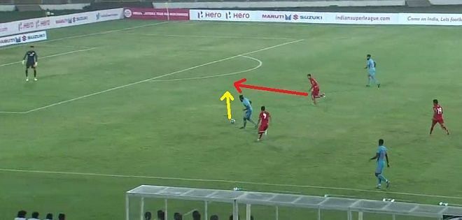 Sandesh Jhingan&#039;s miscued back pass could have costed India their unbeaten run