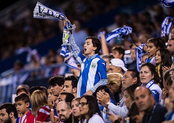 The Leganes fans have had pretty to cheer about