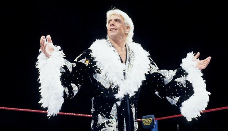 The Nature Boy is backstage at SmackDown Live
