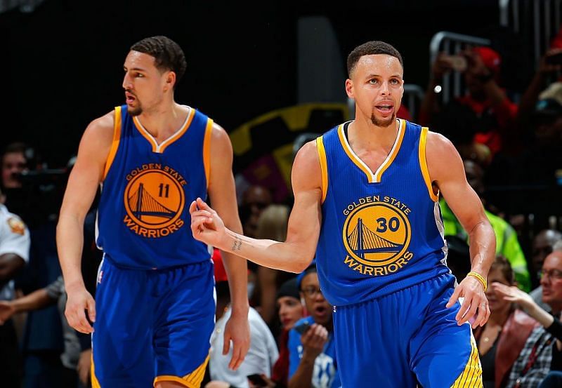 Klay Thompson and Stephen Curry