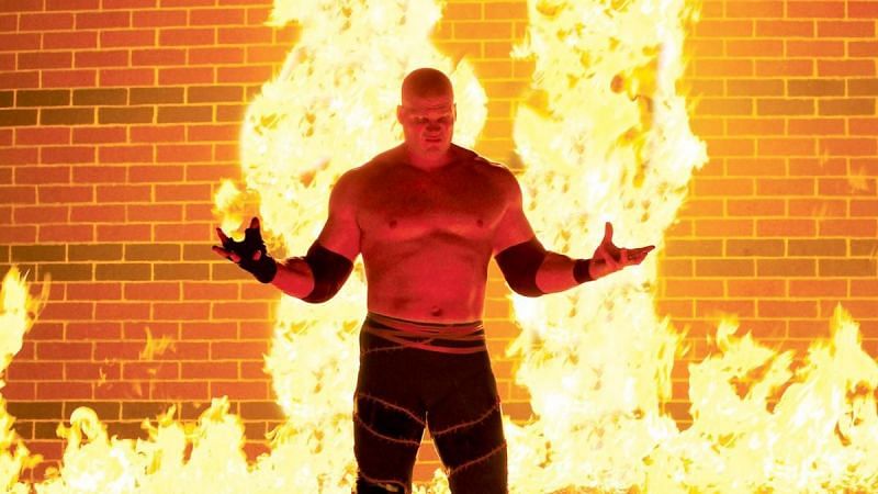 Kane without his mask during the mid 2000s