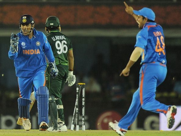 When MS Dhoni urged Suresh Raina to sledge Umar Akmal