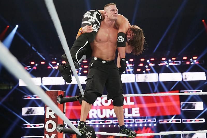 AJ Styles vs. John Cena Royal Rumble