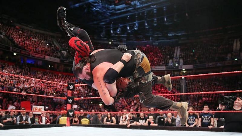 The Powerslam...that Kane sat right back up from!