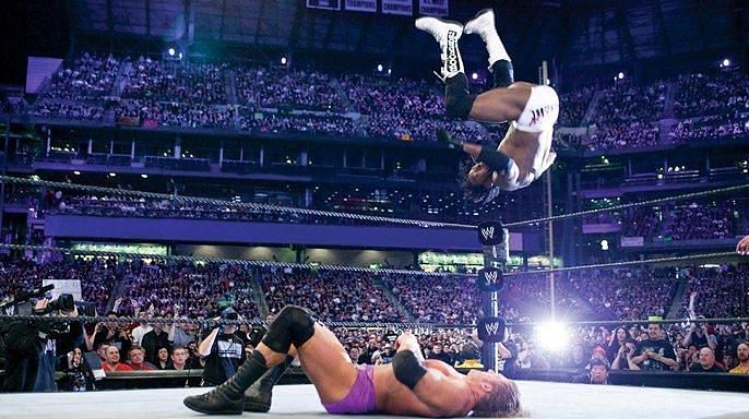Booker T versus Triple H at WrestleMania XIX