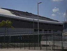 Falling lantern damages roof of 2016 Olympic velodrome