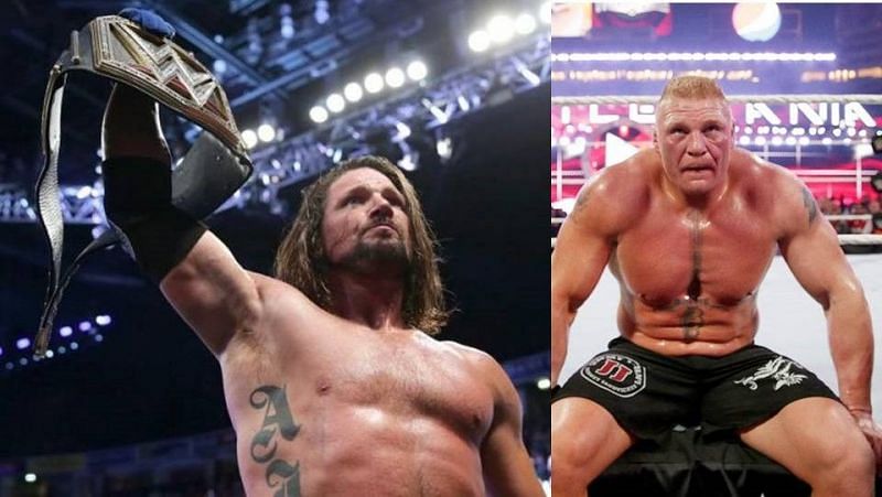 Brock Lesnar vs AJ Styles goes down at WWE Survivor Series