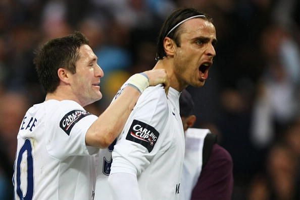 Dimitar Berbatov and Robbie Keane