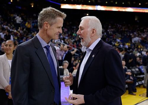 Steve Kerr and Gregg Popovich