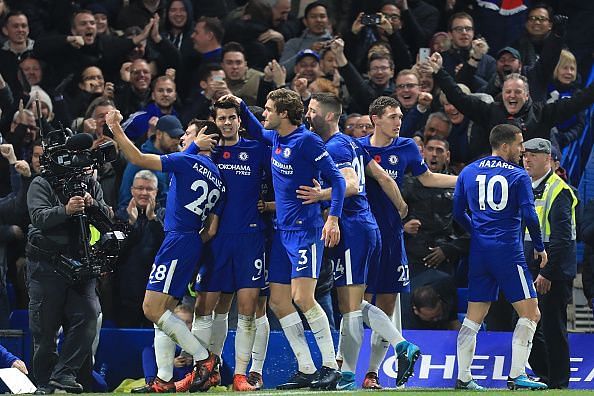 Chelsea put in a scintillating performance at Stamford Bridge