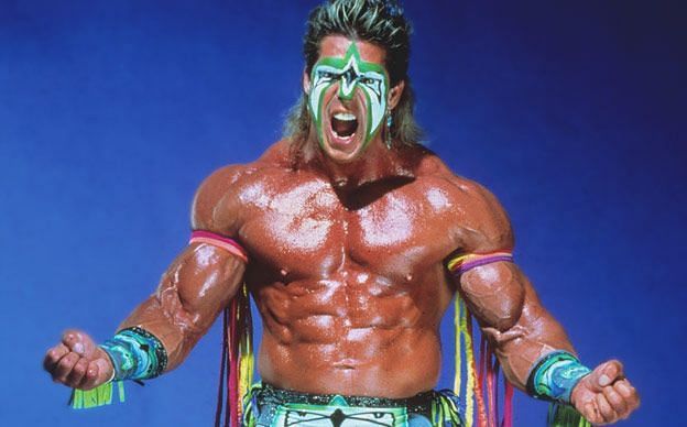 Ultimate Warrior posing for a photo