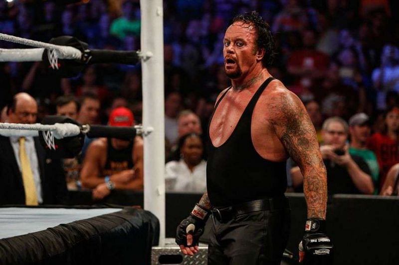 Undertaker outside the ring