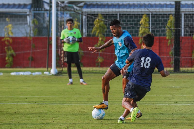 The midfielder has varied his approach a bit this season (Image credits: Chennaiyin FC)