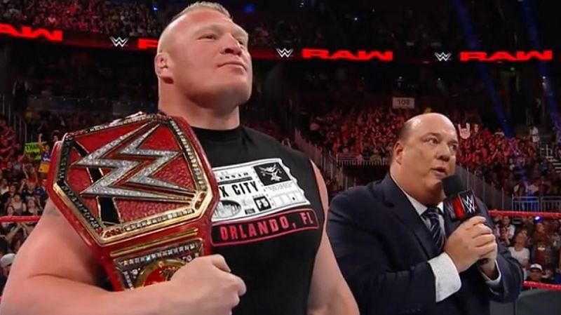 Paul Heyman shut down the couple that interrupted his promo on Monday Night RAW