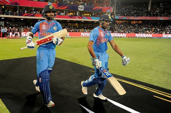 Dhawan and Rohit were in top form
