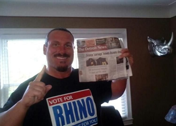 Rhyno looks set to continue pursuing a career in politics