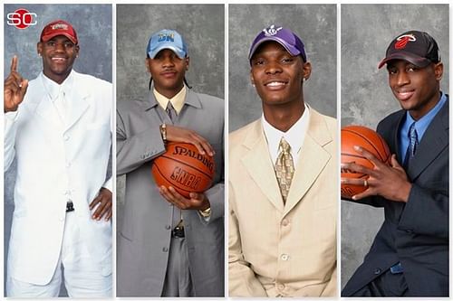 Is the 2003 the greatest Draft class of all-time? (Image courtesy: Ballislife.com)