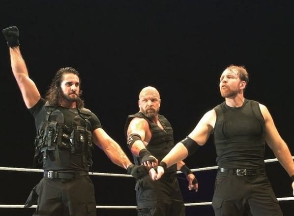 Triple H was a temporary member of The Shield in Glasgow