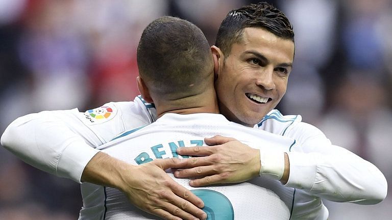 two out of three goal scorers for Real Madrid