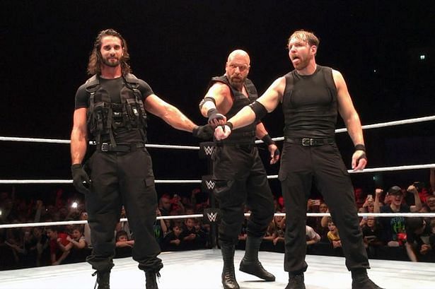 Triple H as a member of The Shield