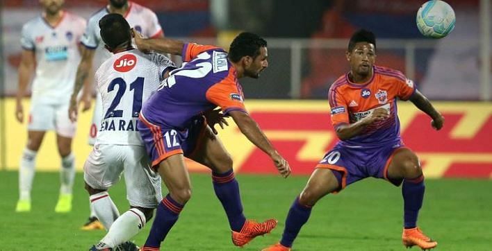 FC Pune City failed to capitalise on their chances, and lost out in the end. (Photo: ISL)