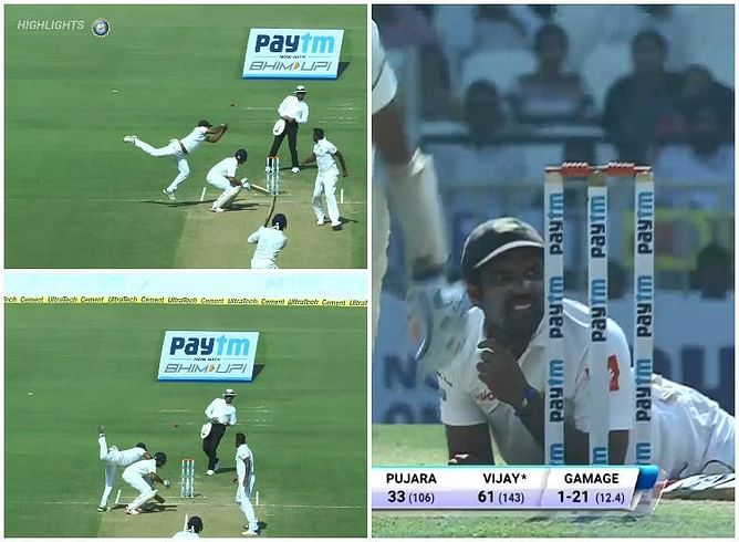 India vs Sri Lanka 2017, 2nd Test: Murali Vijay's lucky escape on day two is SK Turning Point of the match