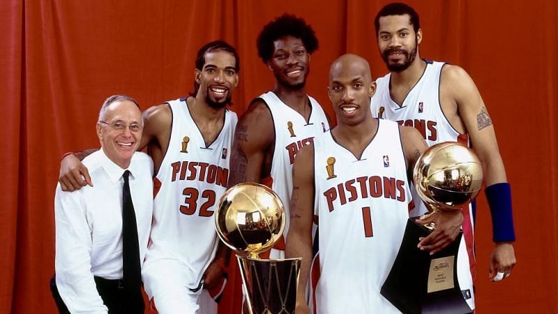 The 2004 NBA Champions - the Detroit Pistons (Image courtesy: nba.com)