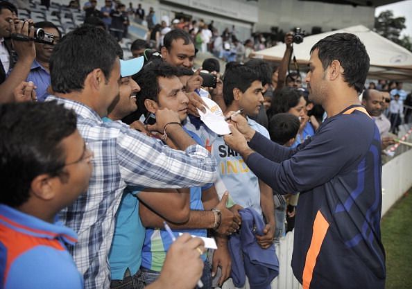 MS Dhoni is one of the most popular figures in India